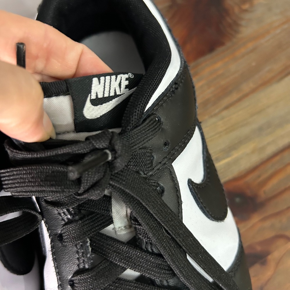 Nike Dunk Low Panda White Black Mens Sneakers DD1391-100 Size 8 - Picture 3 of 10